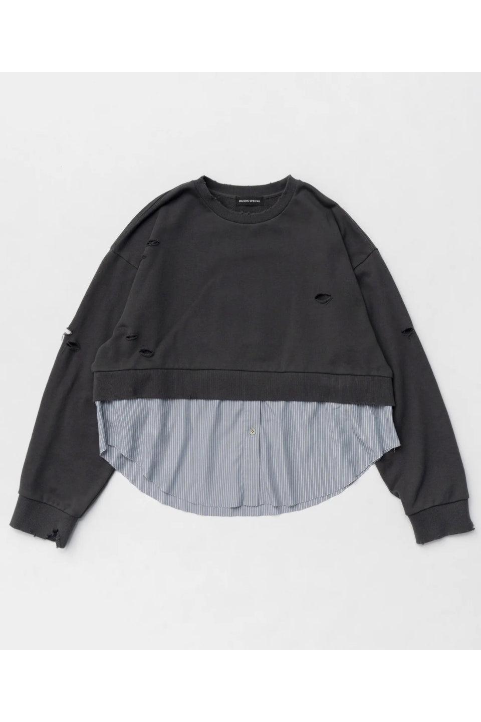 MAISON SPECIAL(メゾンスペシャル) - Shirt Layered Crush Processing 