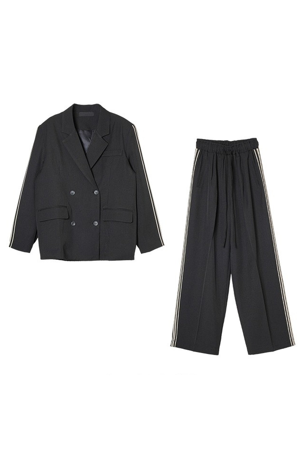 MICALLE MICALLE-Side Line Double Jacket Set Up-NOWALL