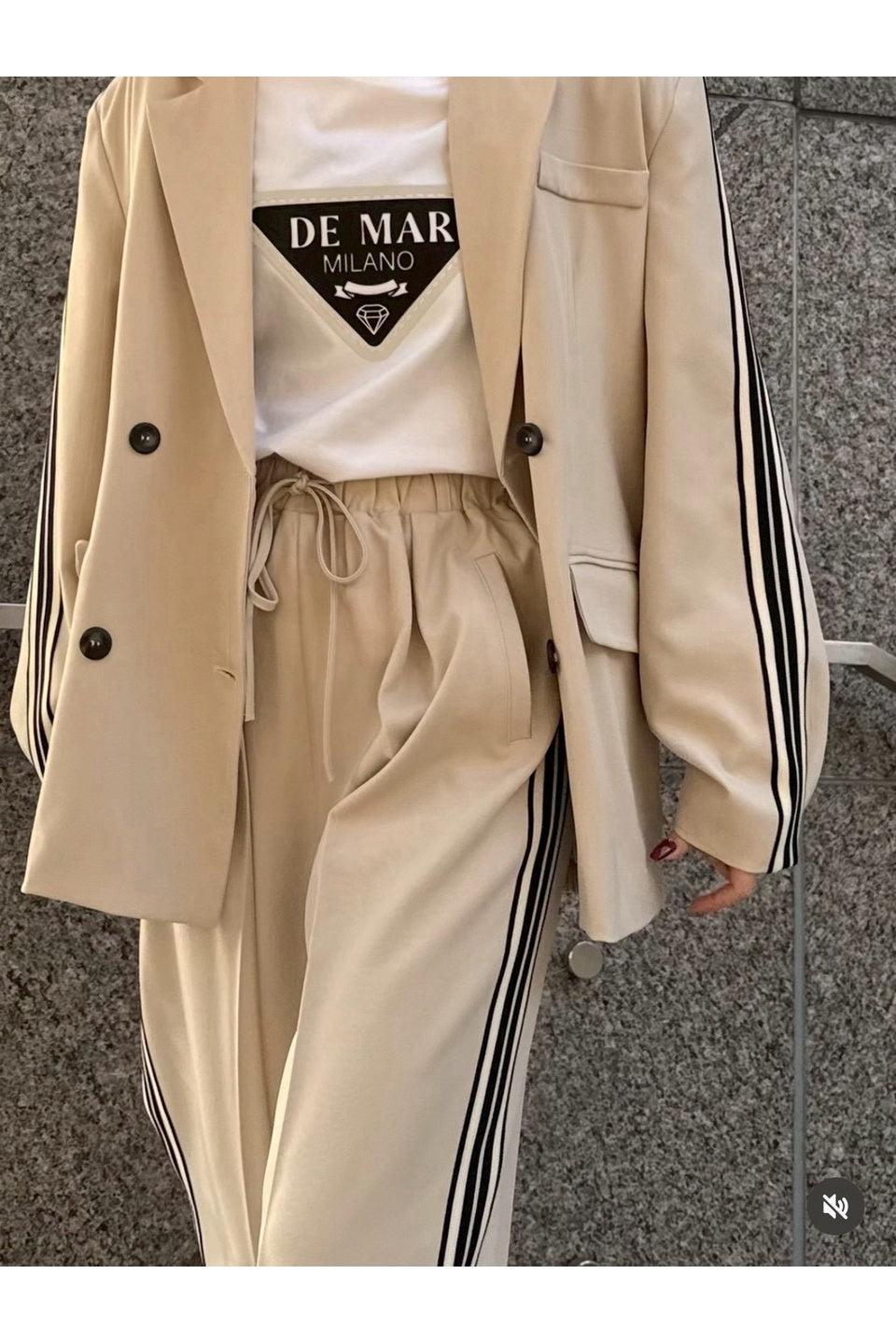 MICALLE MICALLE-Side Line Double Jacket Set Up-NOWALL