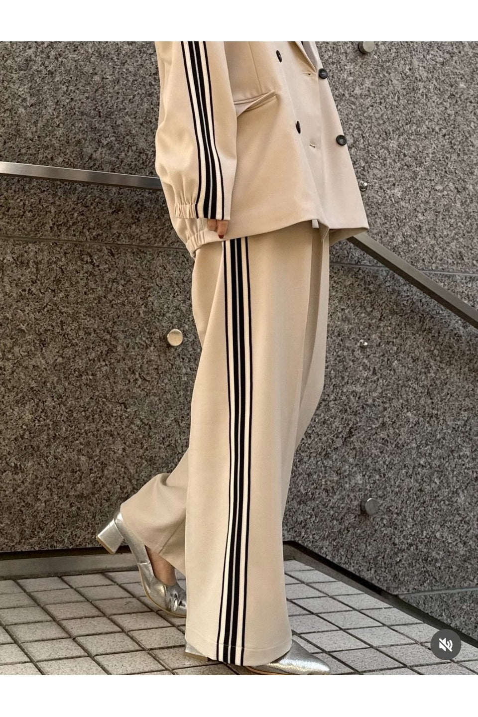 MICALLE MICALLE-Side Line Double Jacket Set Up-NOWALL