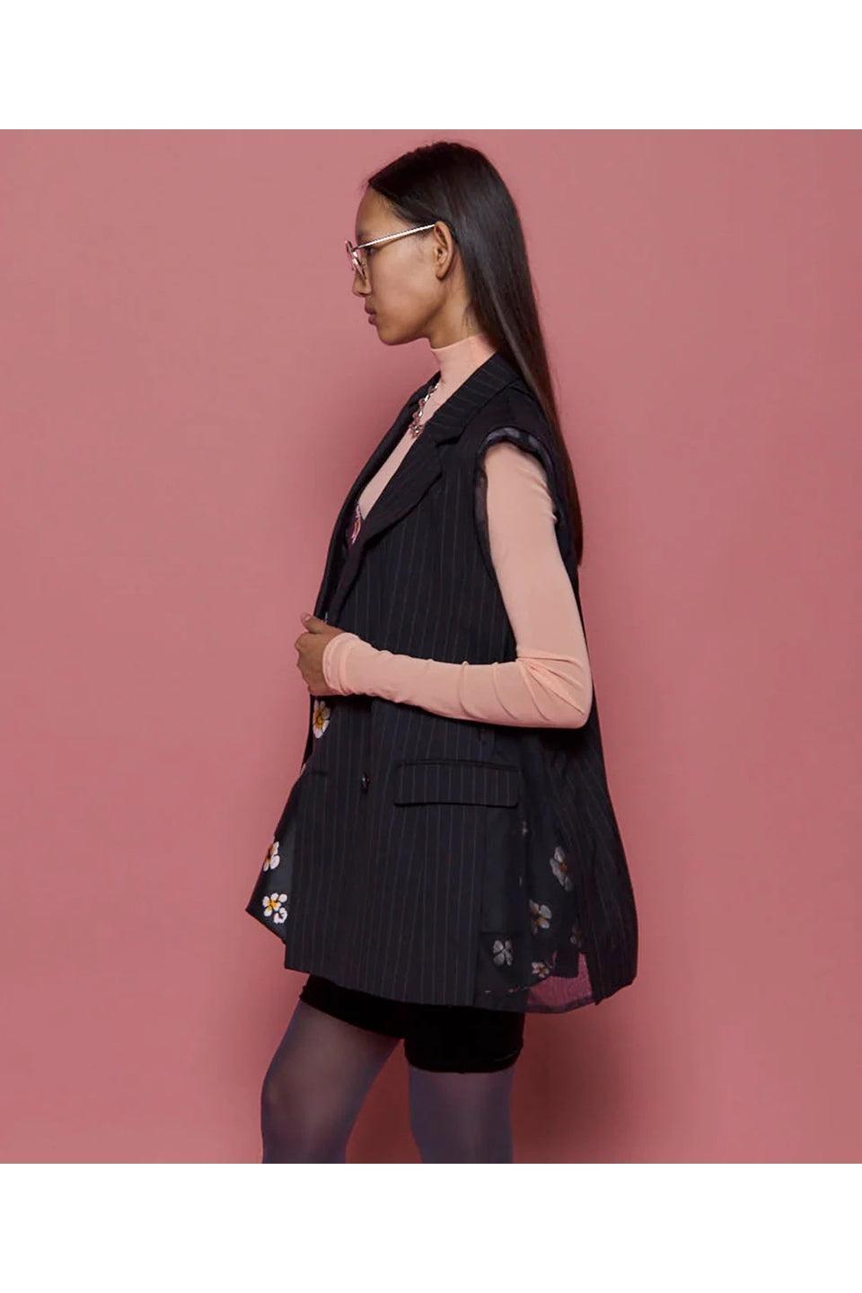 MAISON SPECIAL-Side Tulle Gilet-NOWALL