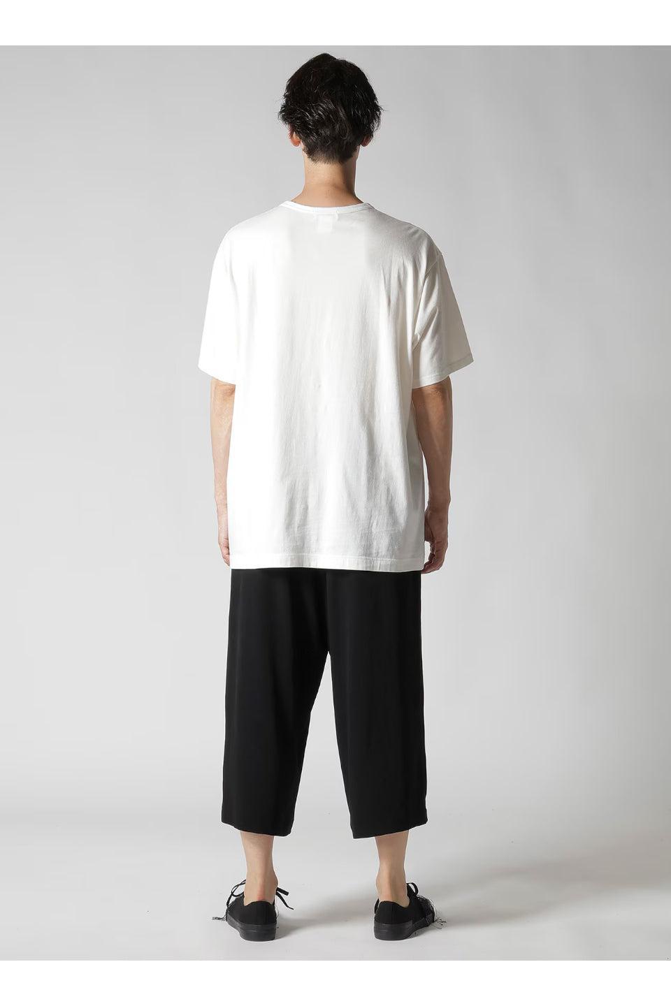 Yohji Yamamoto POUR HOMME-Single Jersey Print Half Sleeve-NOWALL