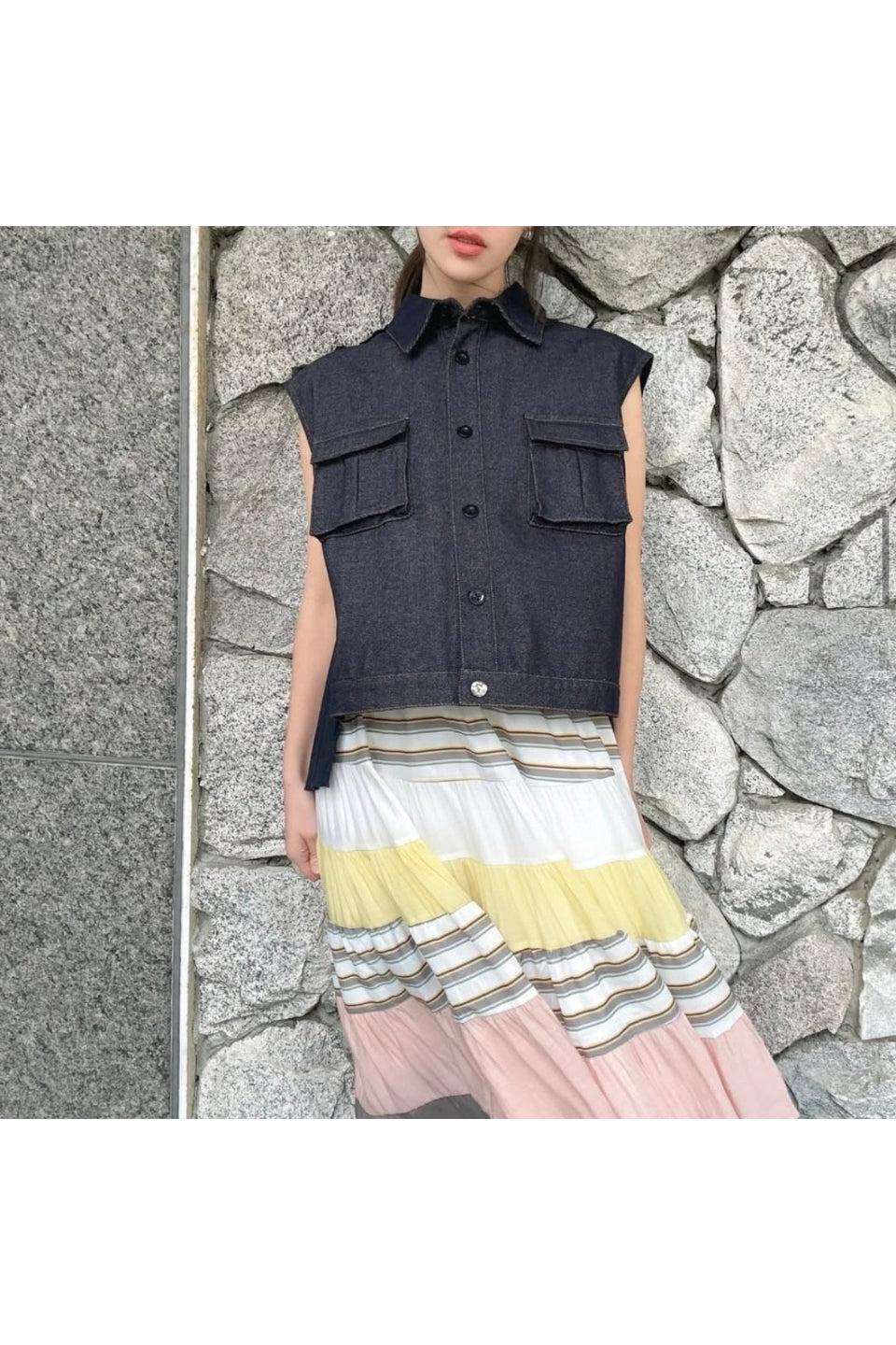 MICALLE MICALLE-Sleeveless Blouse-NOWALL