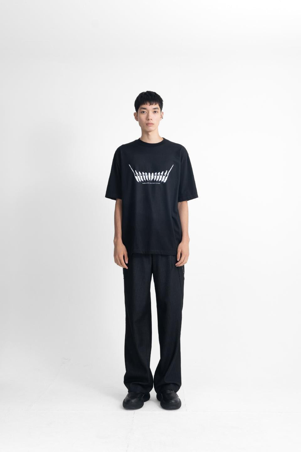 Tamme-Swallow's Feather Print T-shirt-NOWALL