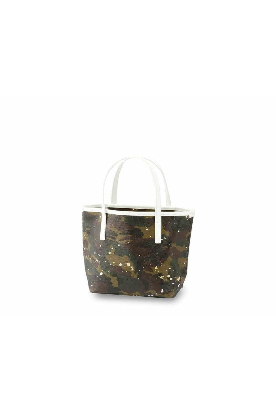 GENTIL BANDIT-TOTE BAG SMALL / KAHKI×WHITE-NOWALL