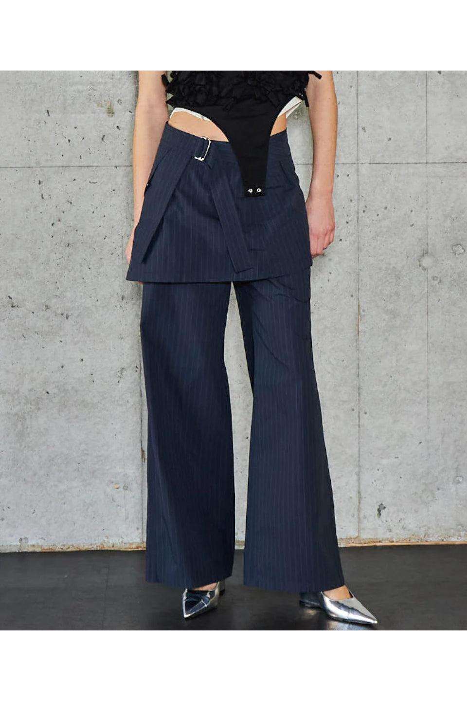 MAISON SPECIAL-Tech Skirt Layered Pants-NOWALL