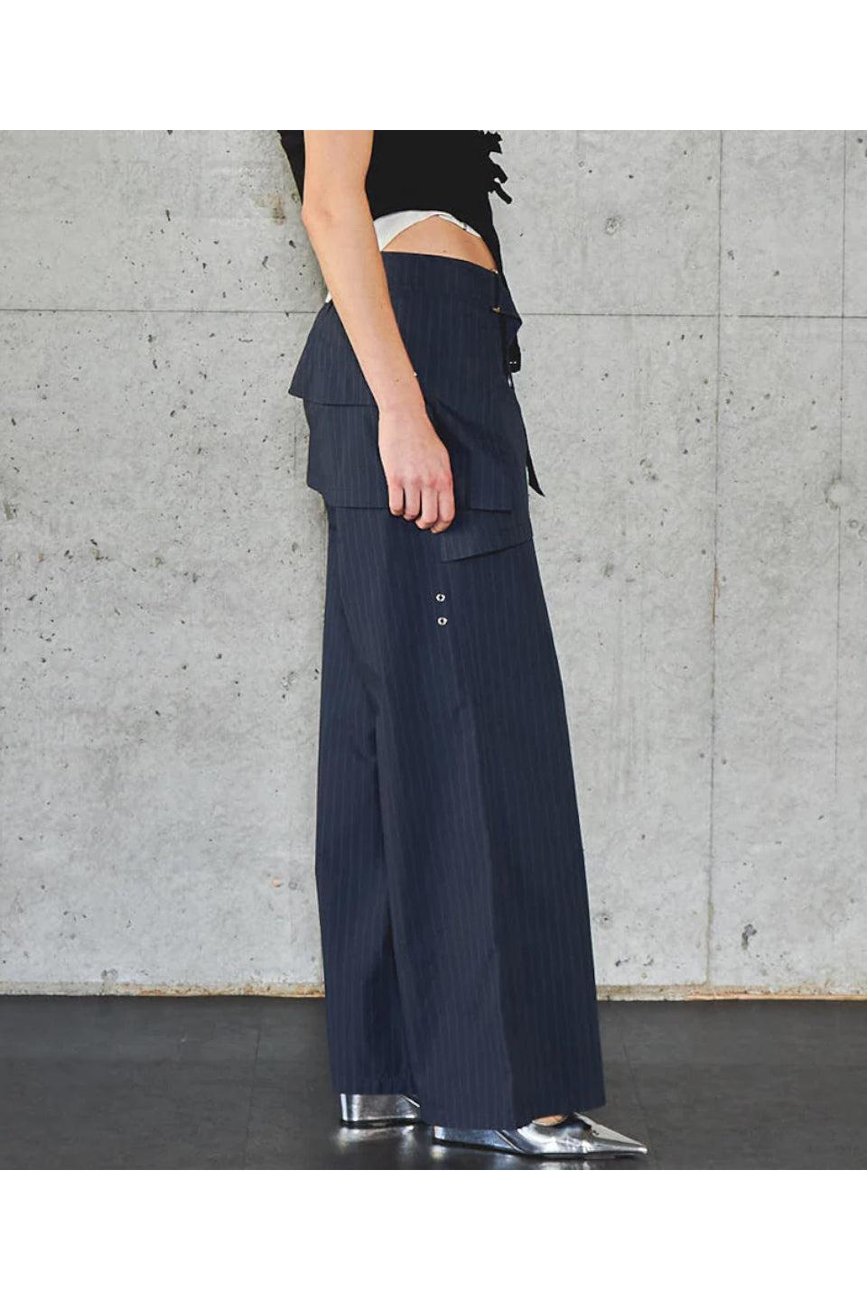 MAISON SPECIAL-Tech Skirt Layered Pants-NOWALL
