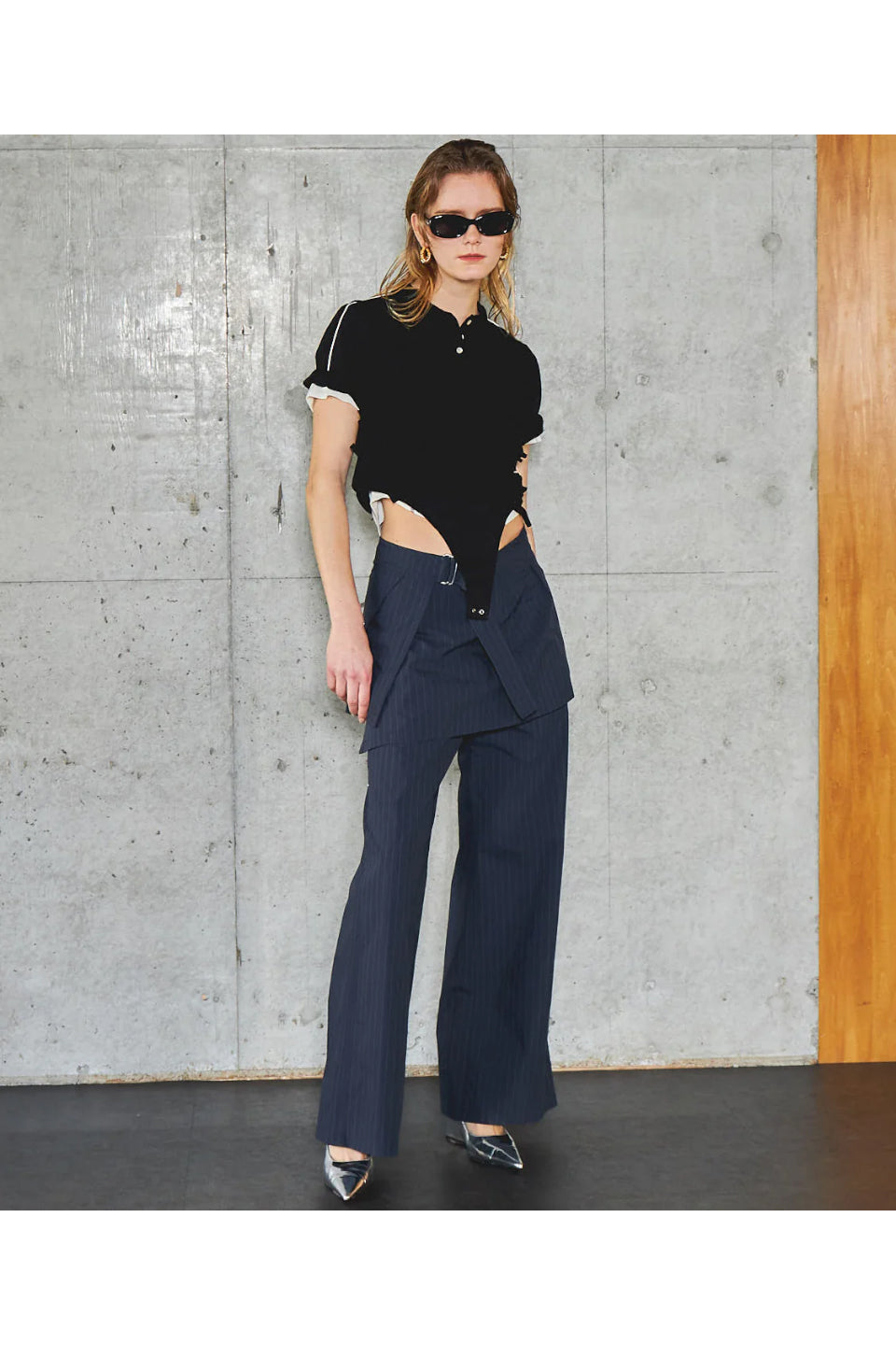 MAISON SPECIAL-Tech Skirt Layered Pants-NOWALL