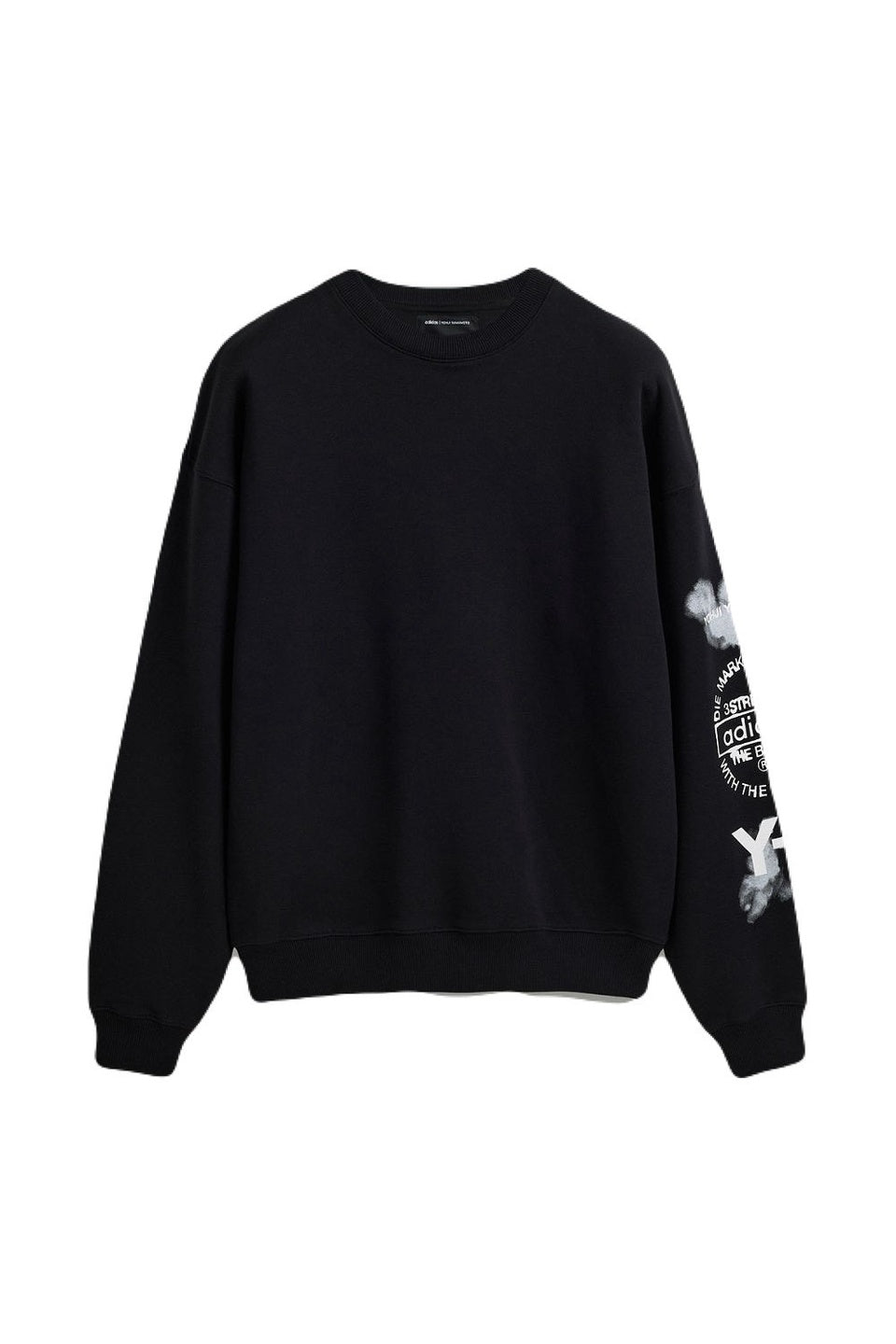 Y-3 ワイスリー｜U Y-3 Graphic Crew Sweat スリーブグラフィック 