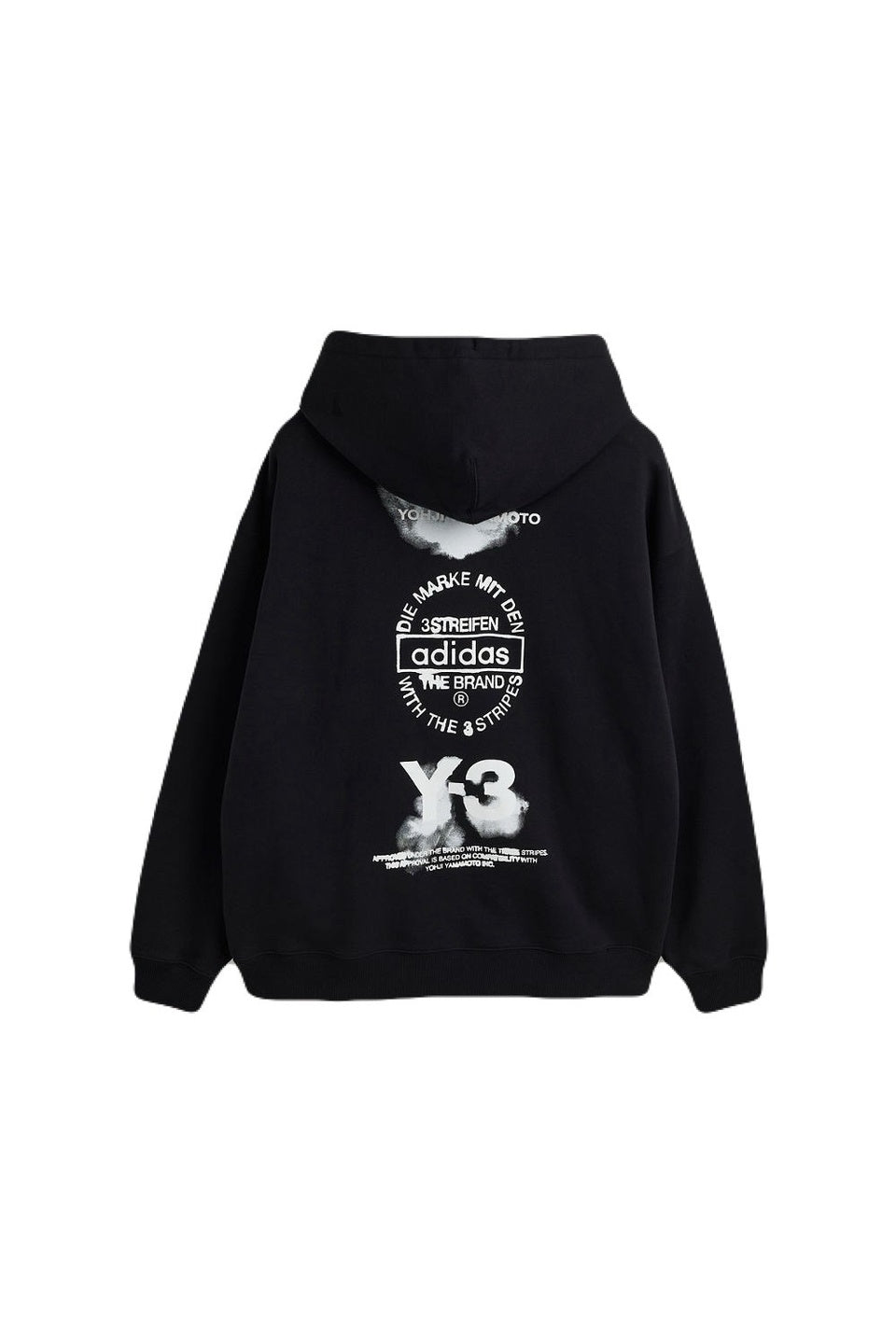 Y-3 ワイスリー｜U Y-3 Graphic Hoodie スモークロゴ グラフィック 