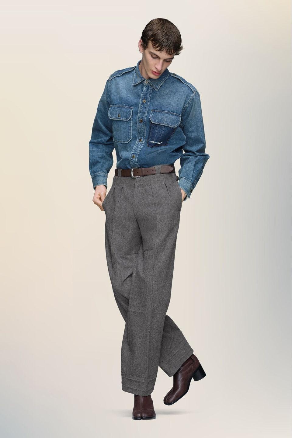 Maison Margiela-Vintage Denim Shirts-NOWALL