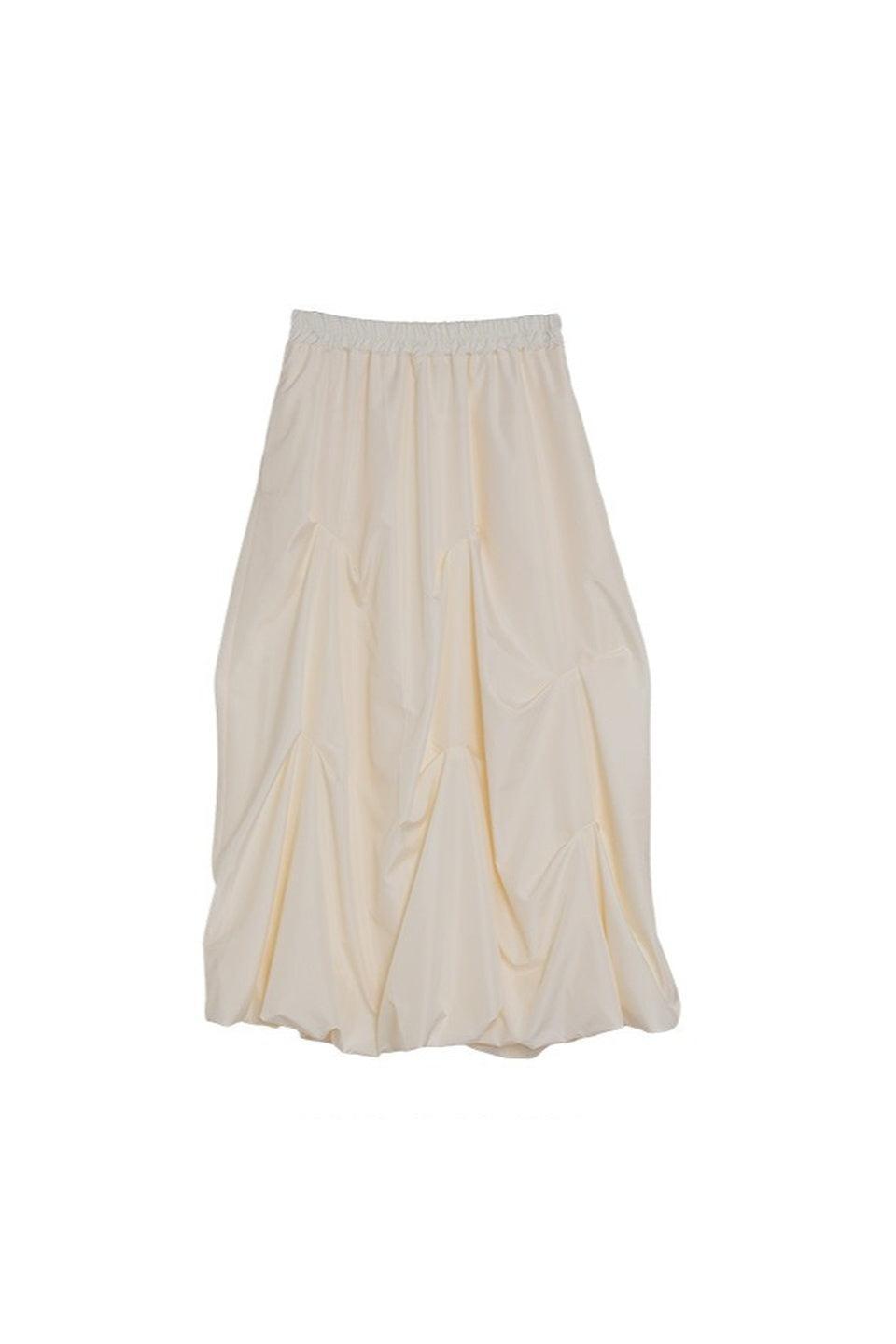 MICALLE MICALLE-Volume Gathered Skirt-NOWALL