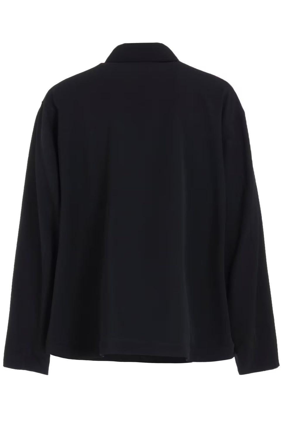Y's for men-WOOL GABARDINE BLOUSON WITH FLAP POCKET-NOWALL