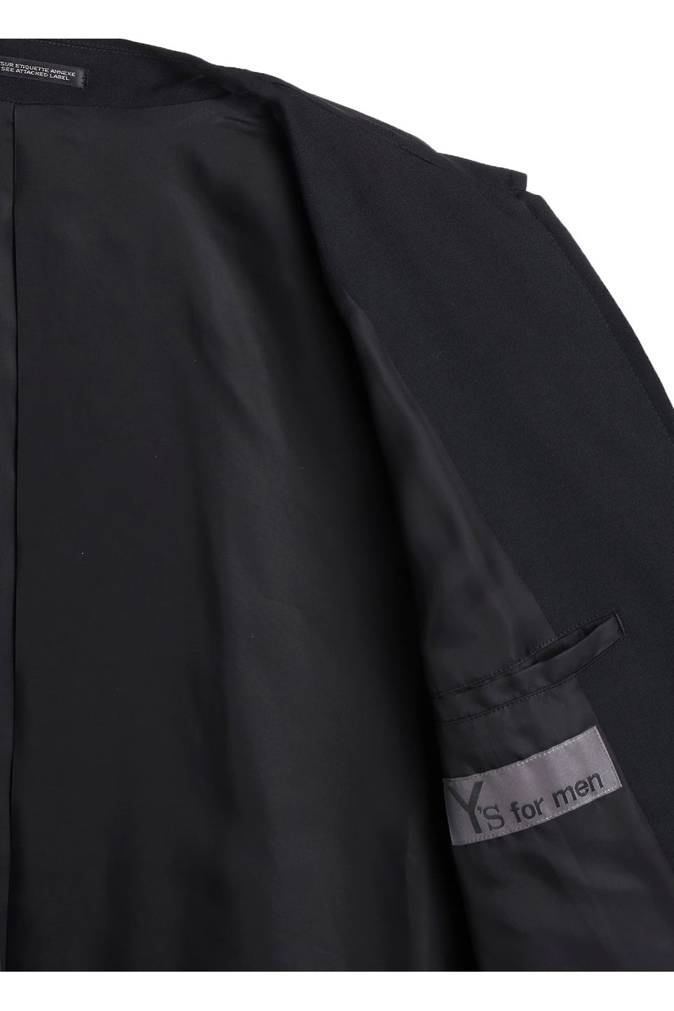 Y's for men-WOOL GABARDINE BLOUSON WITH FLAP POCKET-NOWALL