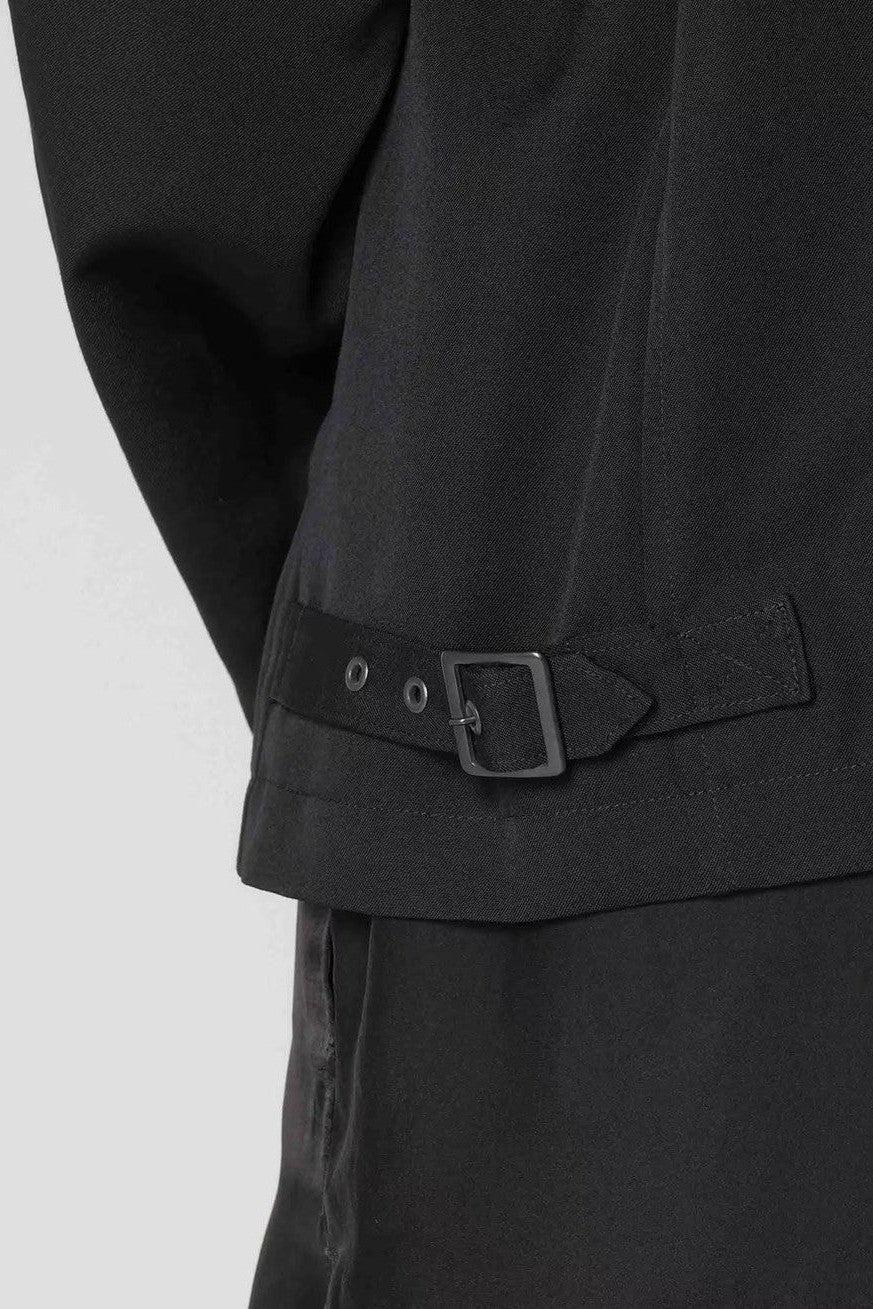 Yohji Yamamoto POUR HOMME-WOOL GABARDINE STANDARD BLOUSON-NOWALL