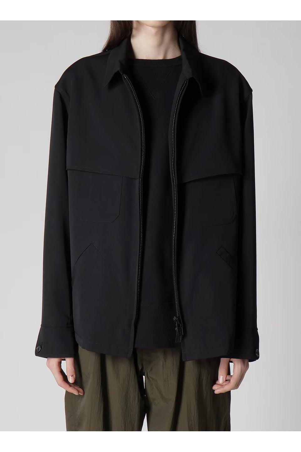 Y's for men-WOOL GABARDINE STORM SHIELD BLOUSON-NOWALL