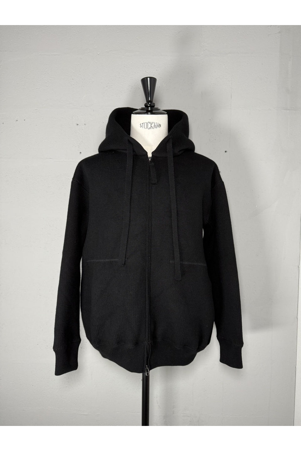 MAYKAM-WOOL SWEAT ZIP HOODIE-NOWALL