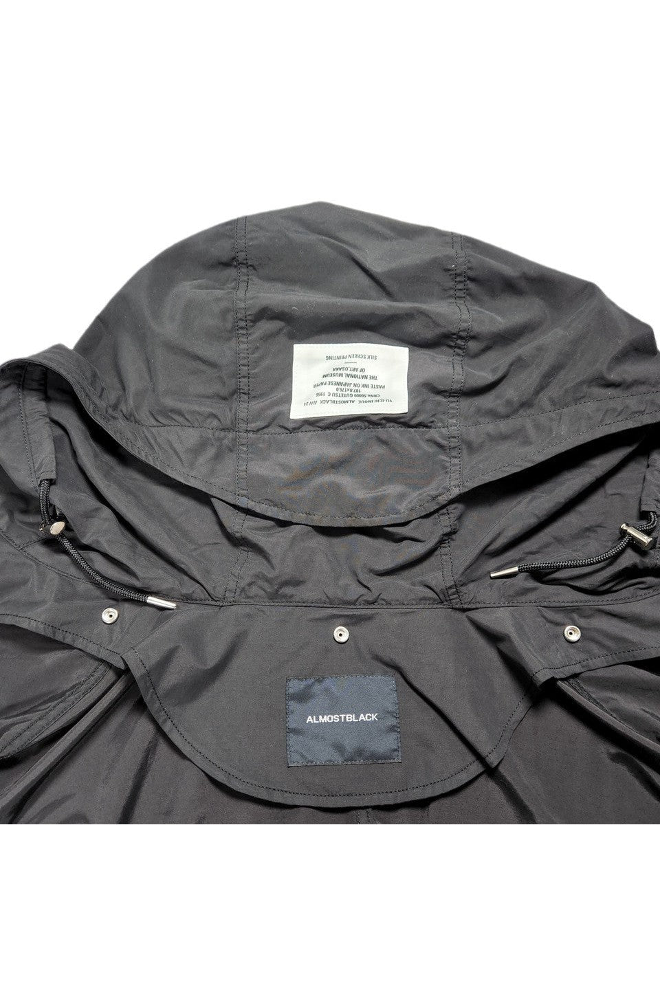 ALMOSTBLACK-WOVEN MODS COAT-NOWALL