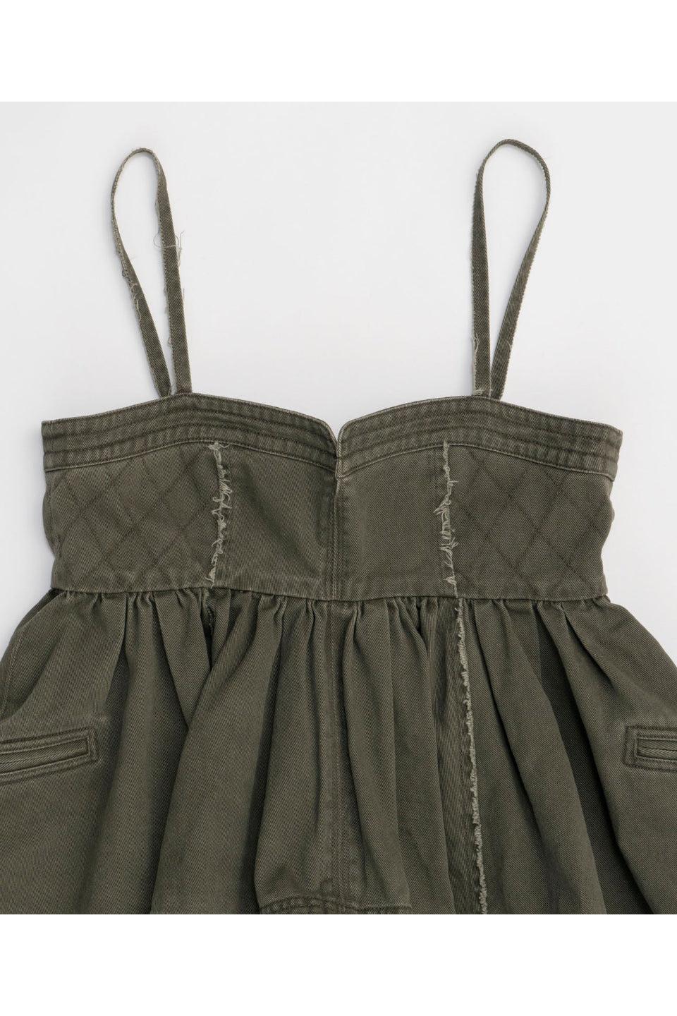 MAISON SPECIAL-Washed Peplum Tops-NOWALL