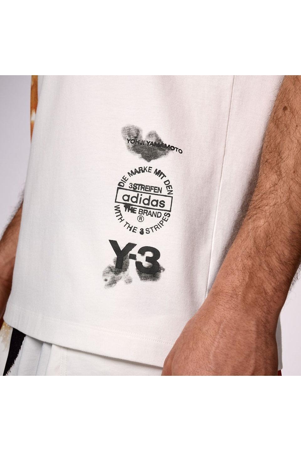 Y-3-Y-3 AOP Short Sleeve Tee-NOWALL