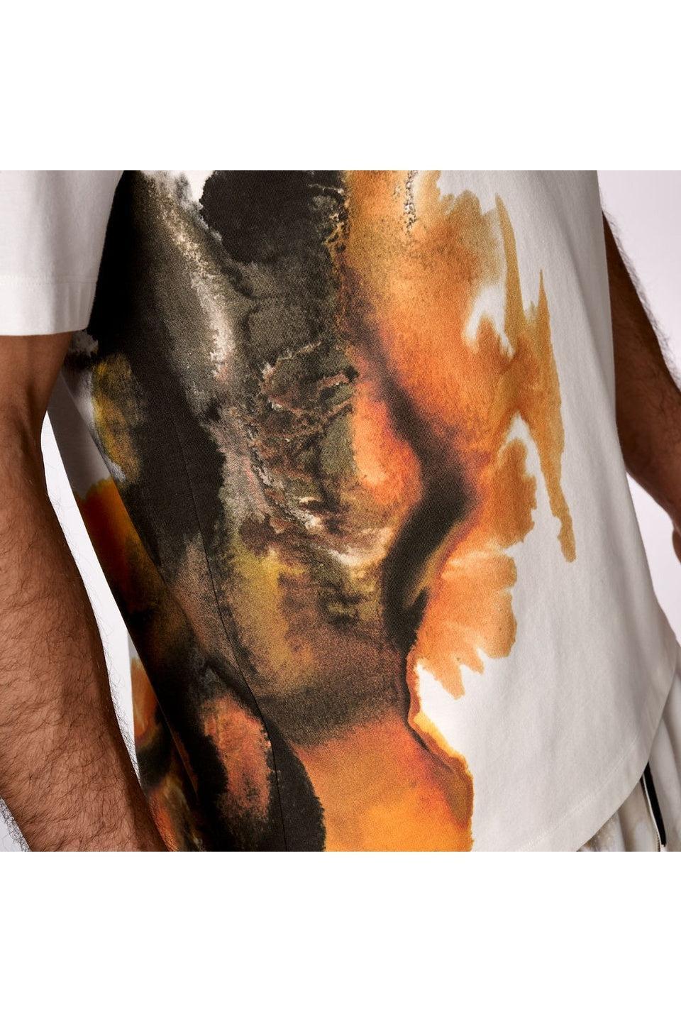 Y-3-Y-3 AOP Short Sleeve Tee-NOWALL