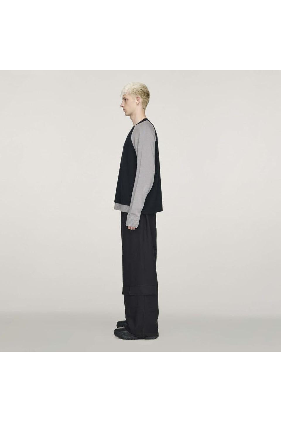 Y-3-Y-3 LOGO KNIT CREW-NOWALL