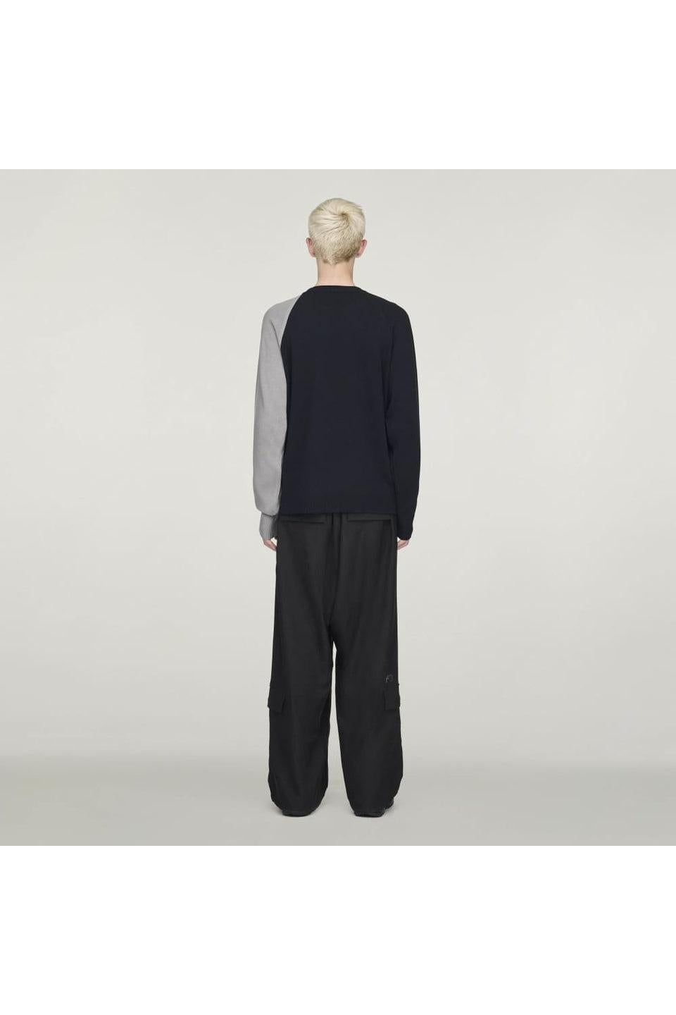 Y-3-Y-3 LOGO KNIT CREW-NOWALL