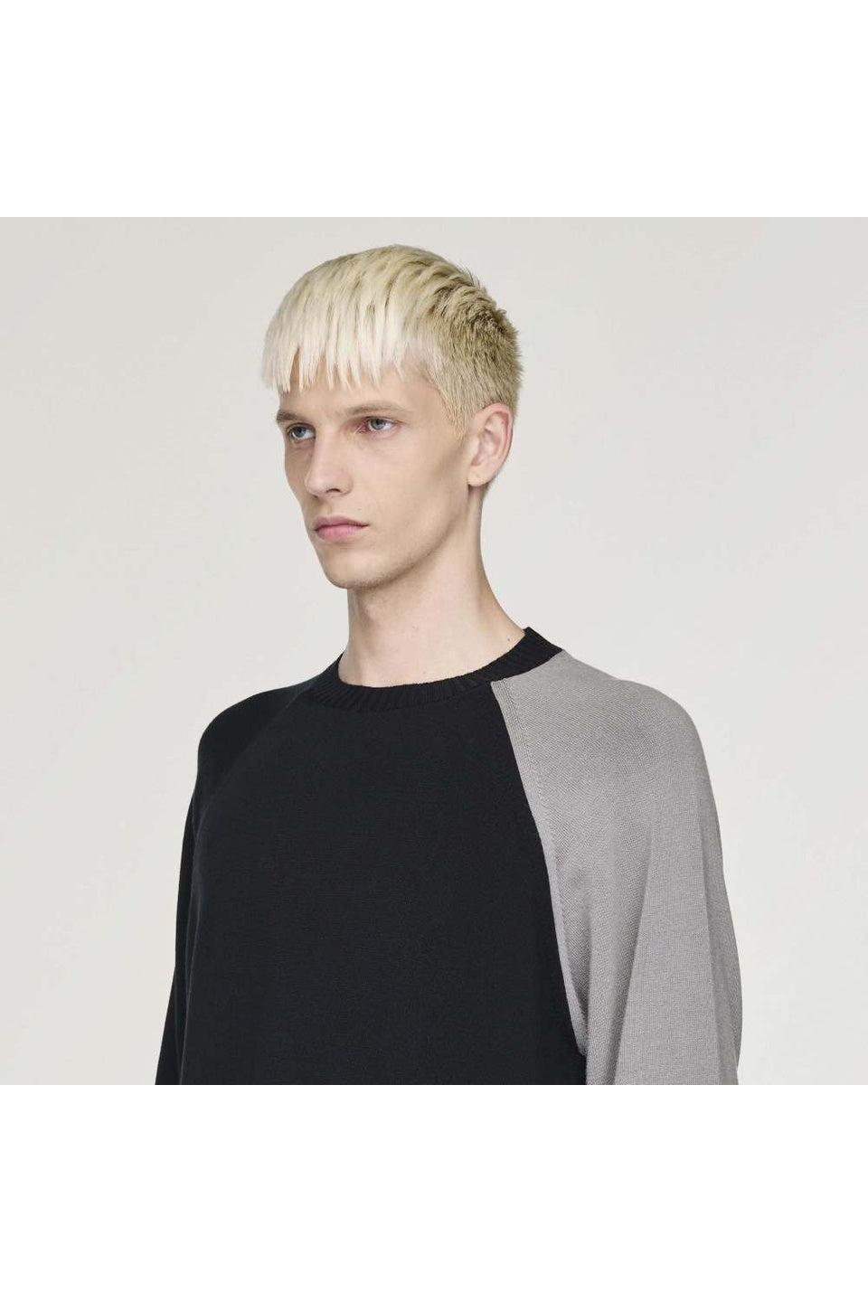 Y-3-Y-3 LOGO KNIT CREW-NOWALL