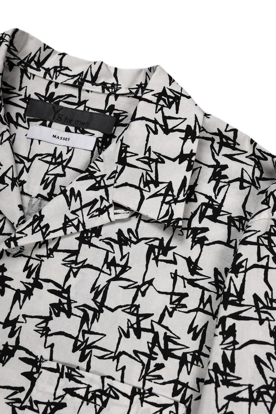 Y's for men-Y's for men x MASSES OPEN COLLAR SHIRT-NOWALL