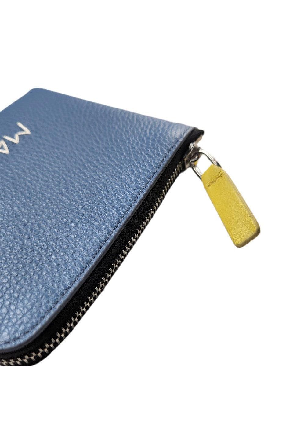MARNI-ZIP ROUND WALLET/LEATHER MINI WALLET-NOWALL