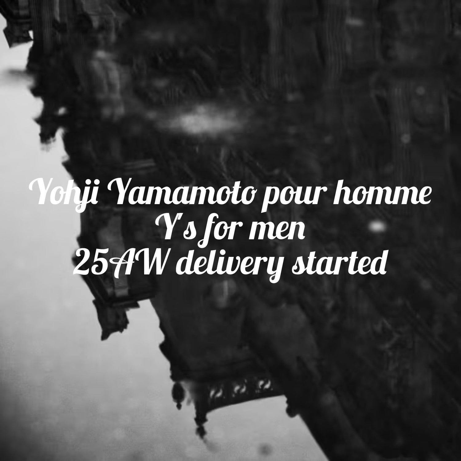 “らしさ”を着る秋。【新入荷】「Yohji YamamotoとY’s for men 黒と構築の名品3選」