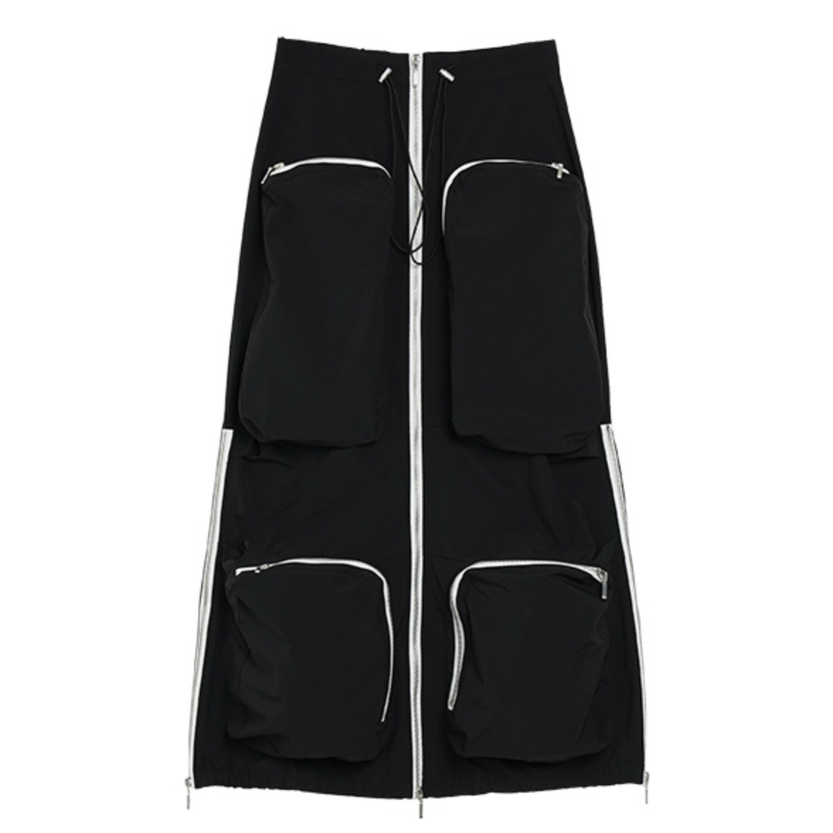 MICALLE MICALLE-zip poket skirt-NOWALL