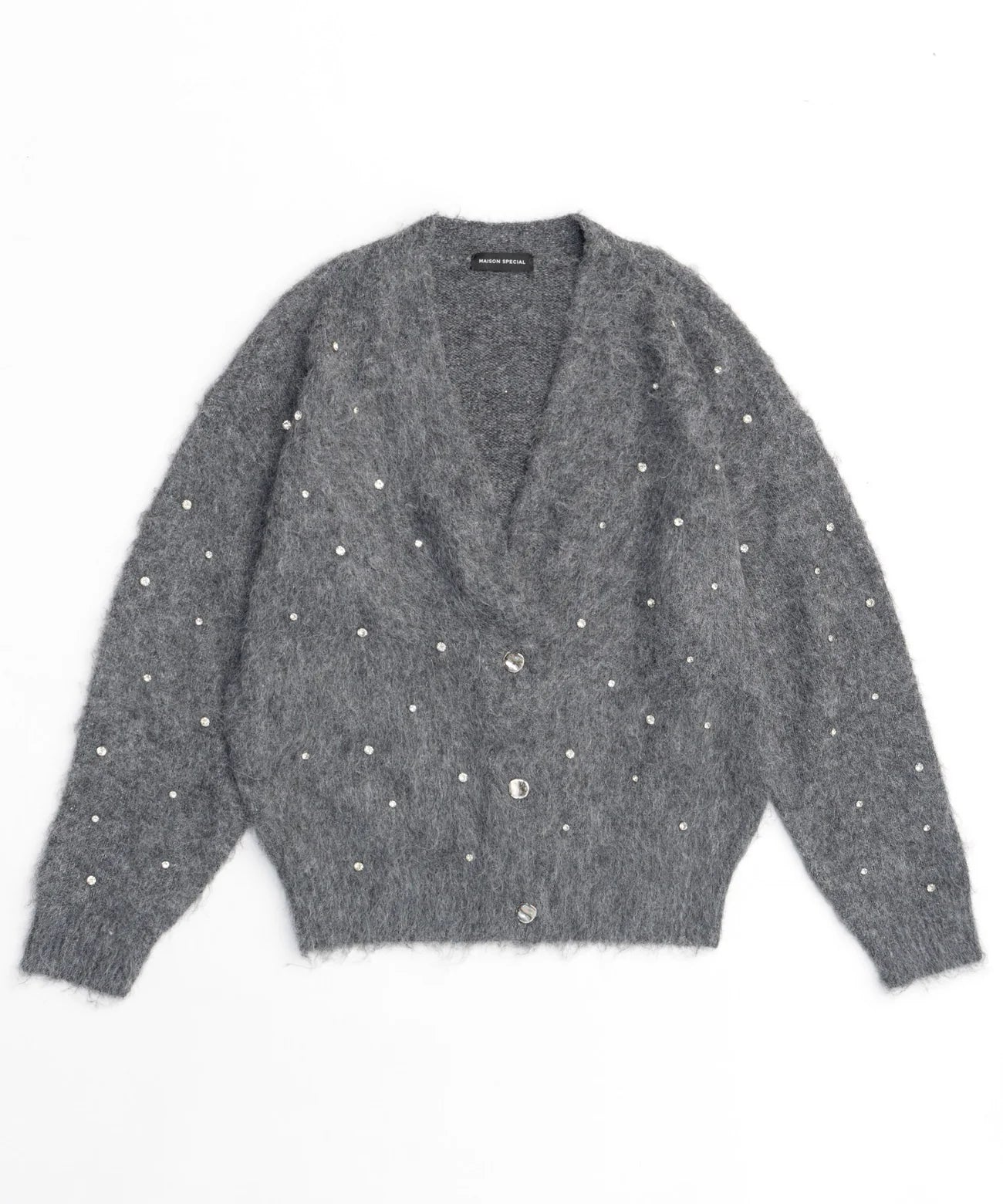 MAISON SPECIAL-【予約販売】Sparkling Bijou Knit Cardigan-NOWALL