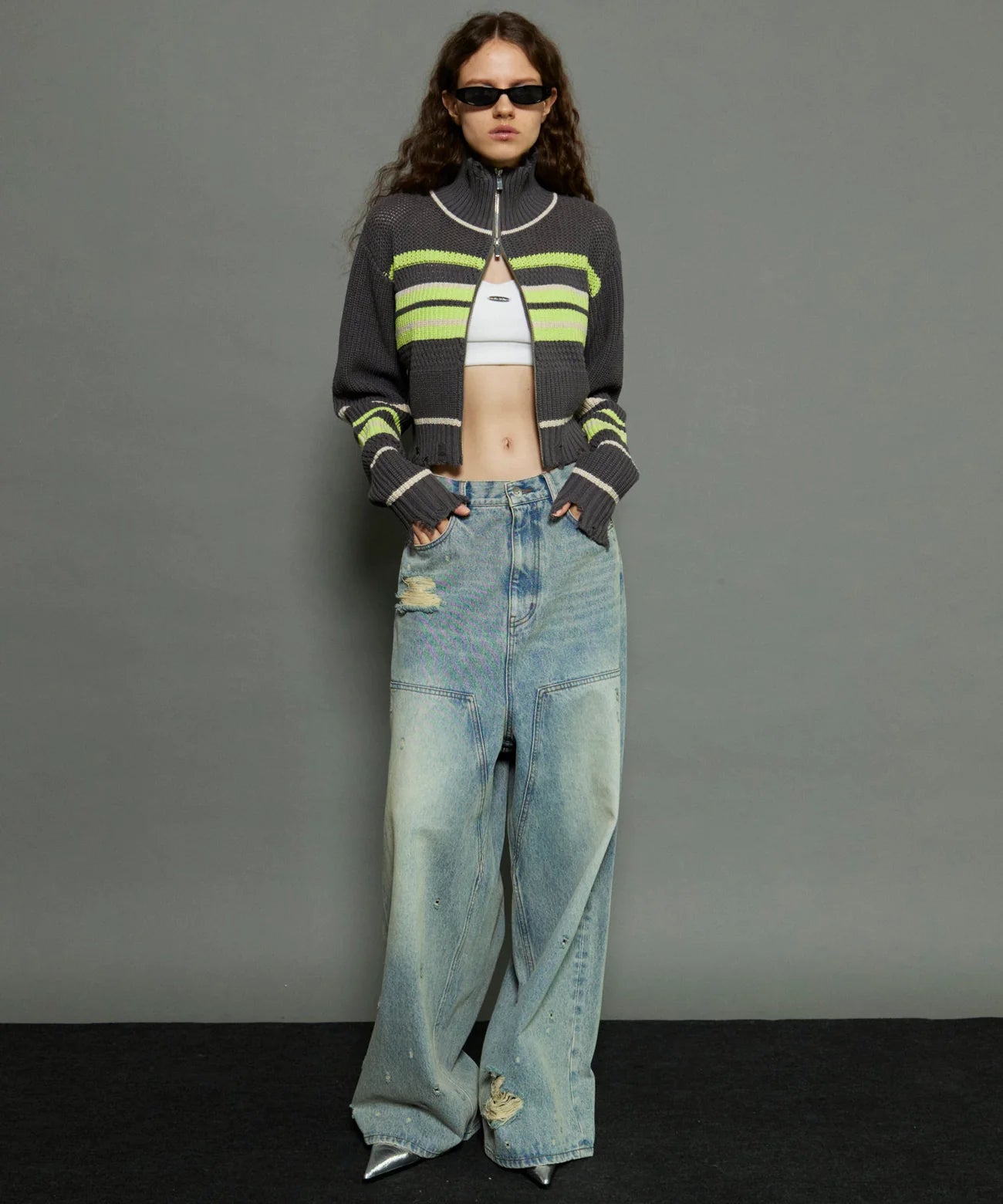 MAISON SPECIAL-Baggy Denim Pants-NOWALL