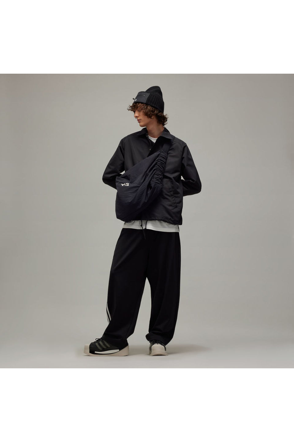 Y-3-3 Stripes Track Pants-NOWALL