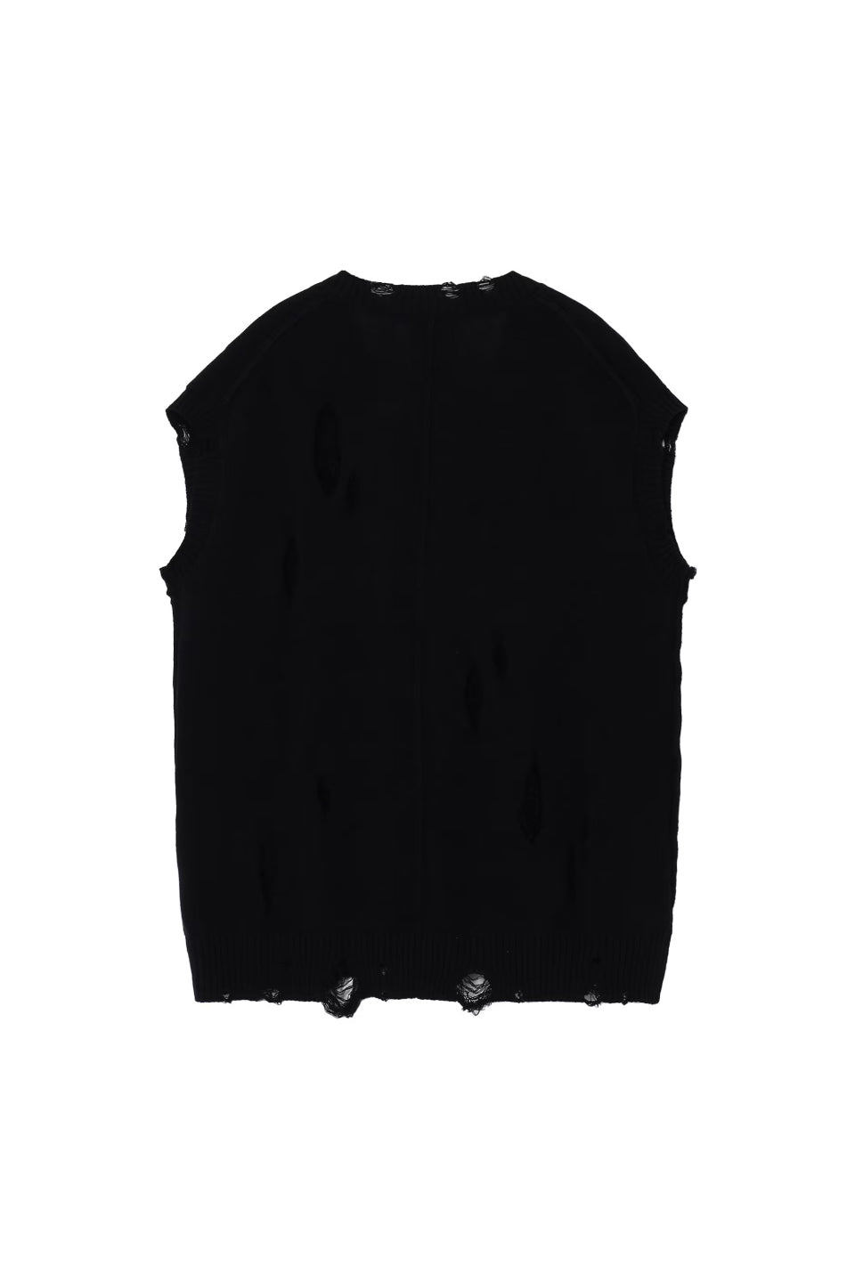 Yohji Yamamoto POUR HOMME-7G2P Jersey V Neck Vest-NOWALL