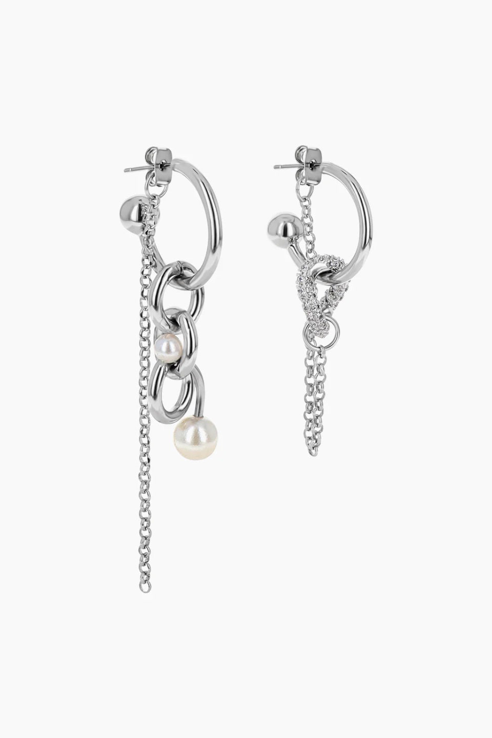 JUSTINE CLENQUET-Abel Pearl Earrings-NOWALL