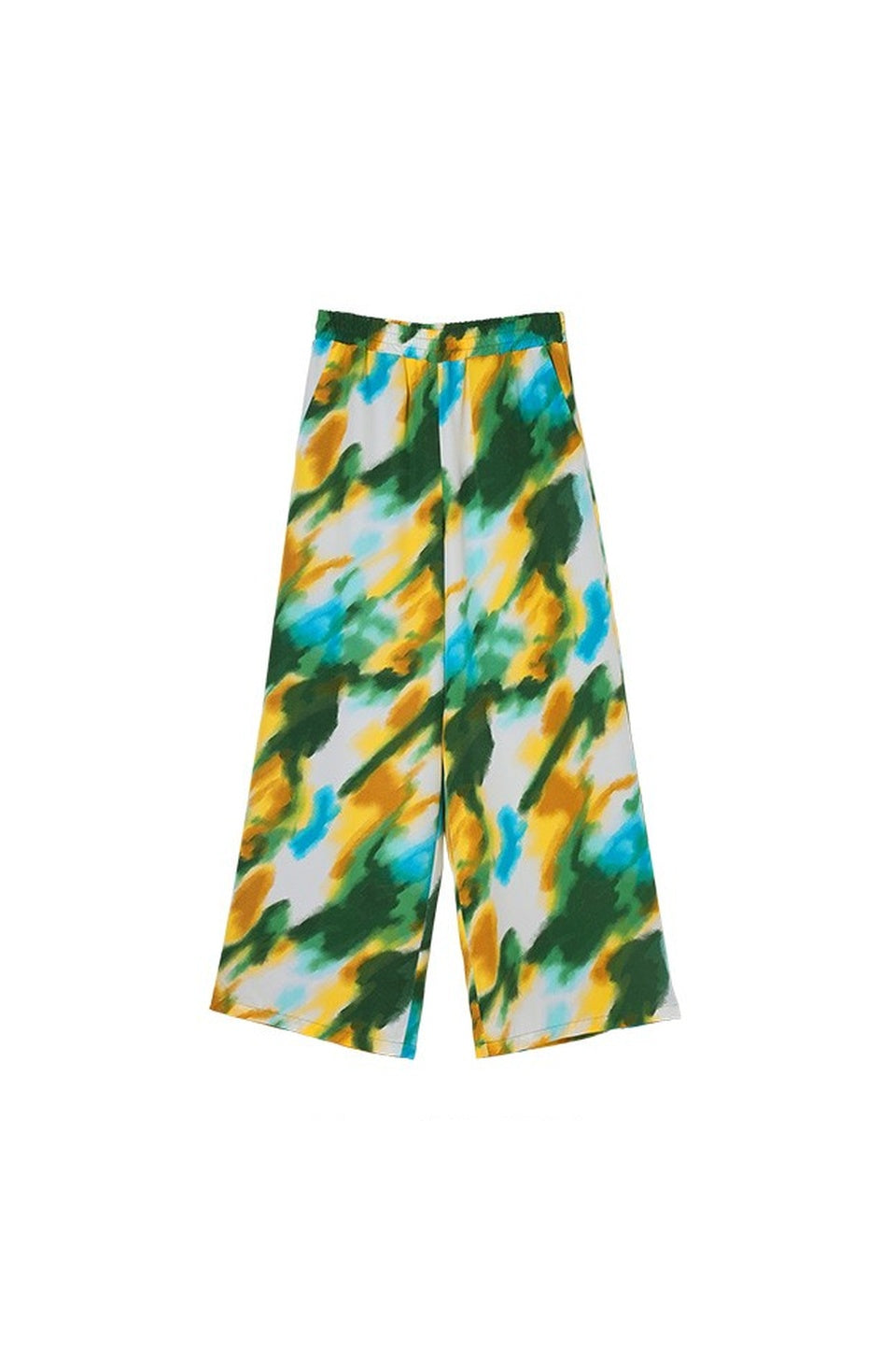 MICALLE MICALLE-Art Print Easy Pants-NOWALL