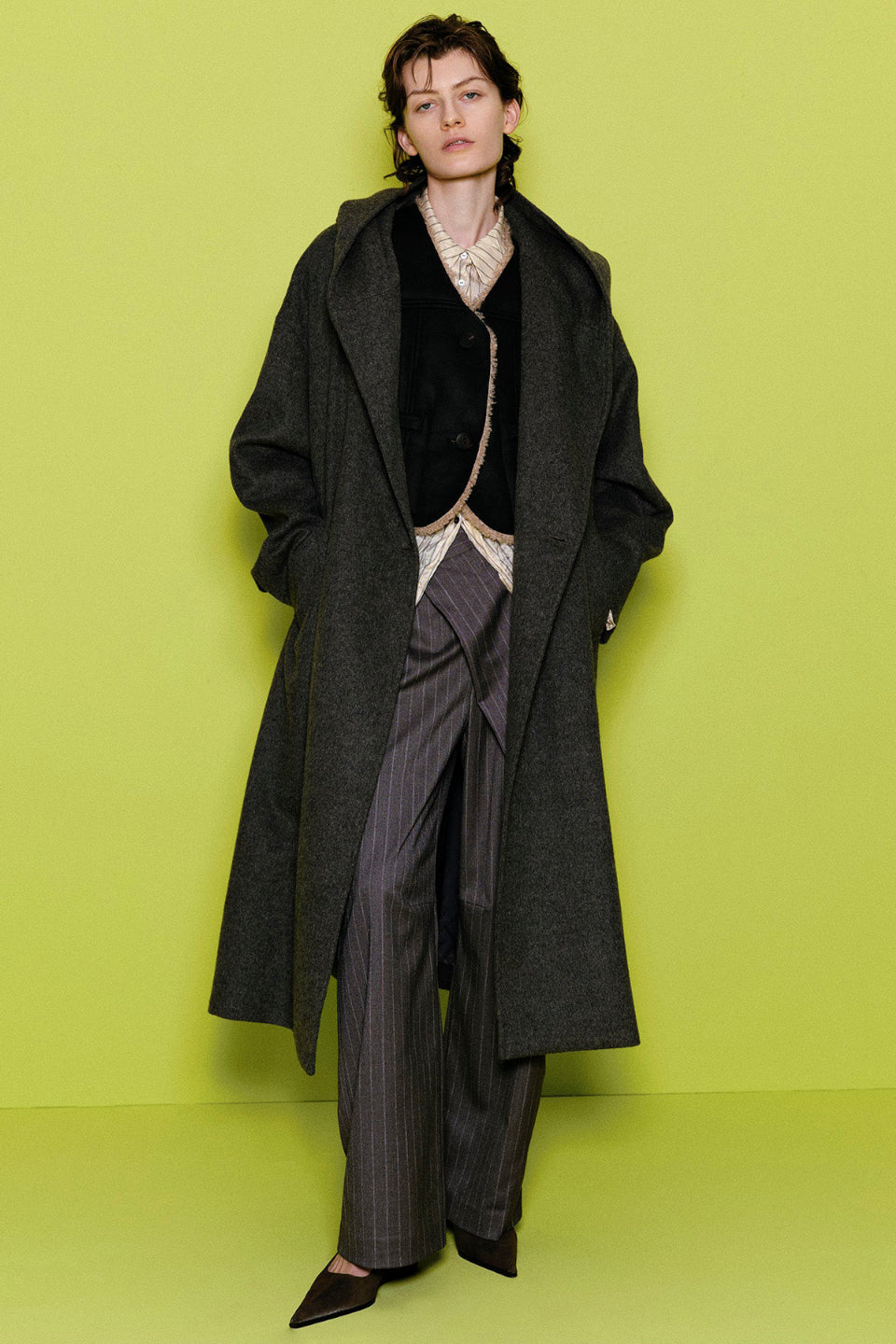 MAISON SPECIAL-Asymmetry Cocoon Pants-NOWALL