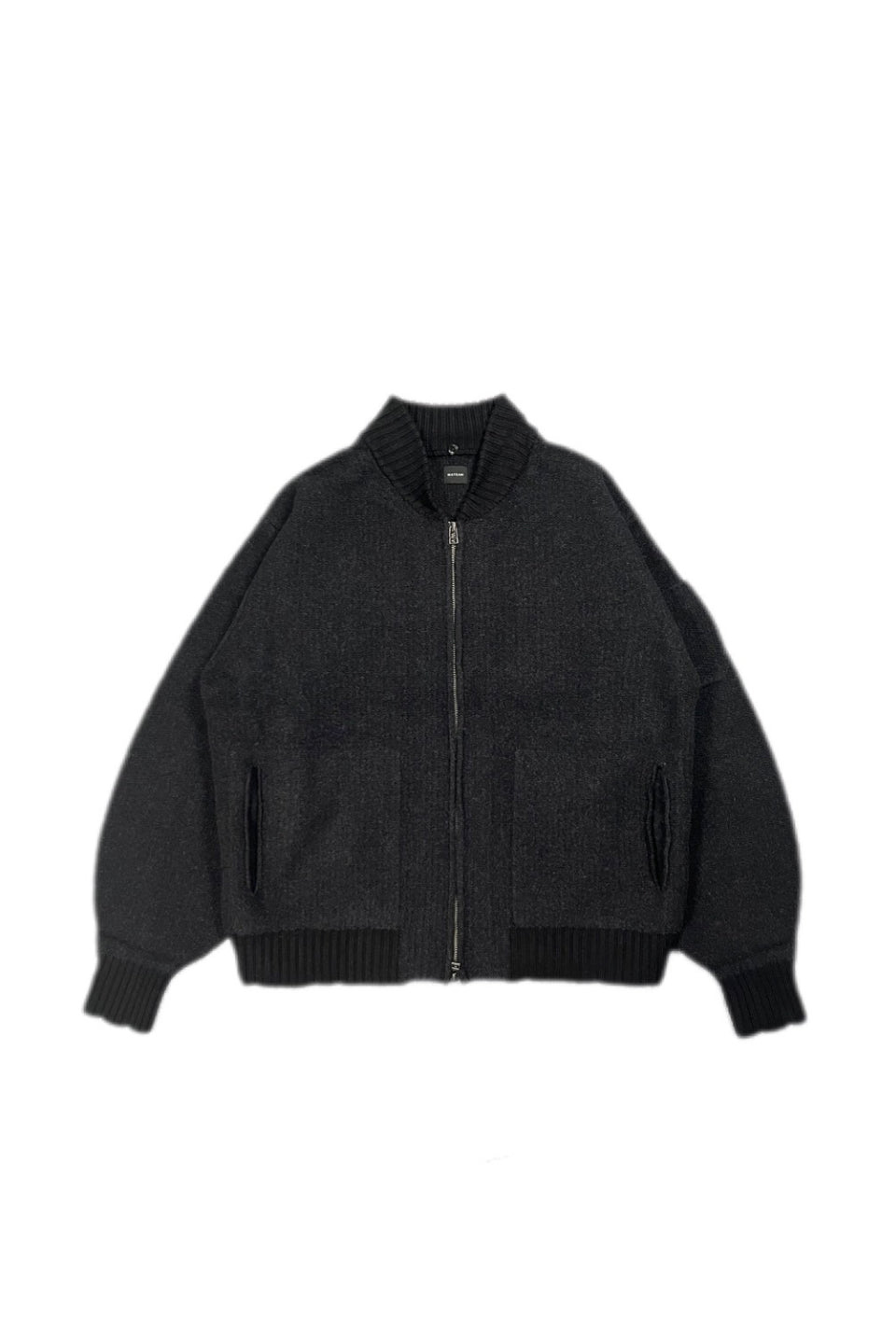 MAYKAM-B-15 Type Blouson Zipup Knit-NOWALL