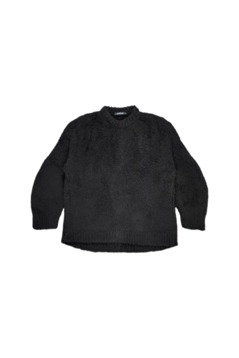 ALMOSTBLACK-BOA 3D CRW NECK KNIT-NOWALL