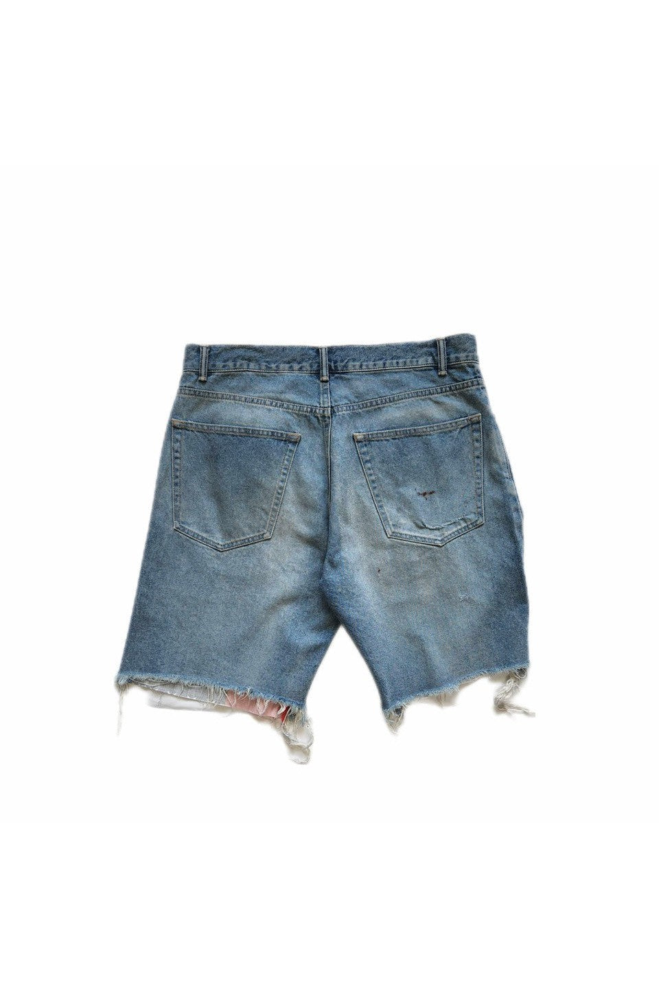 JOHN ELLIOTT-BOZEMAN DENIM SHORT INDIGO FLAG-NOWALL