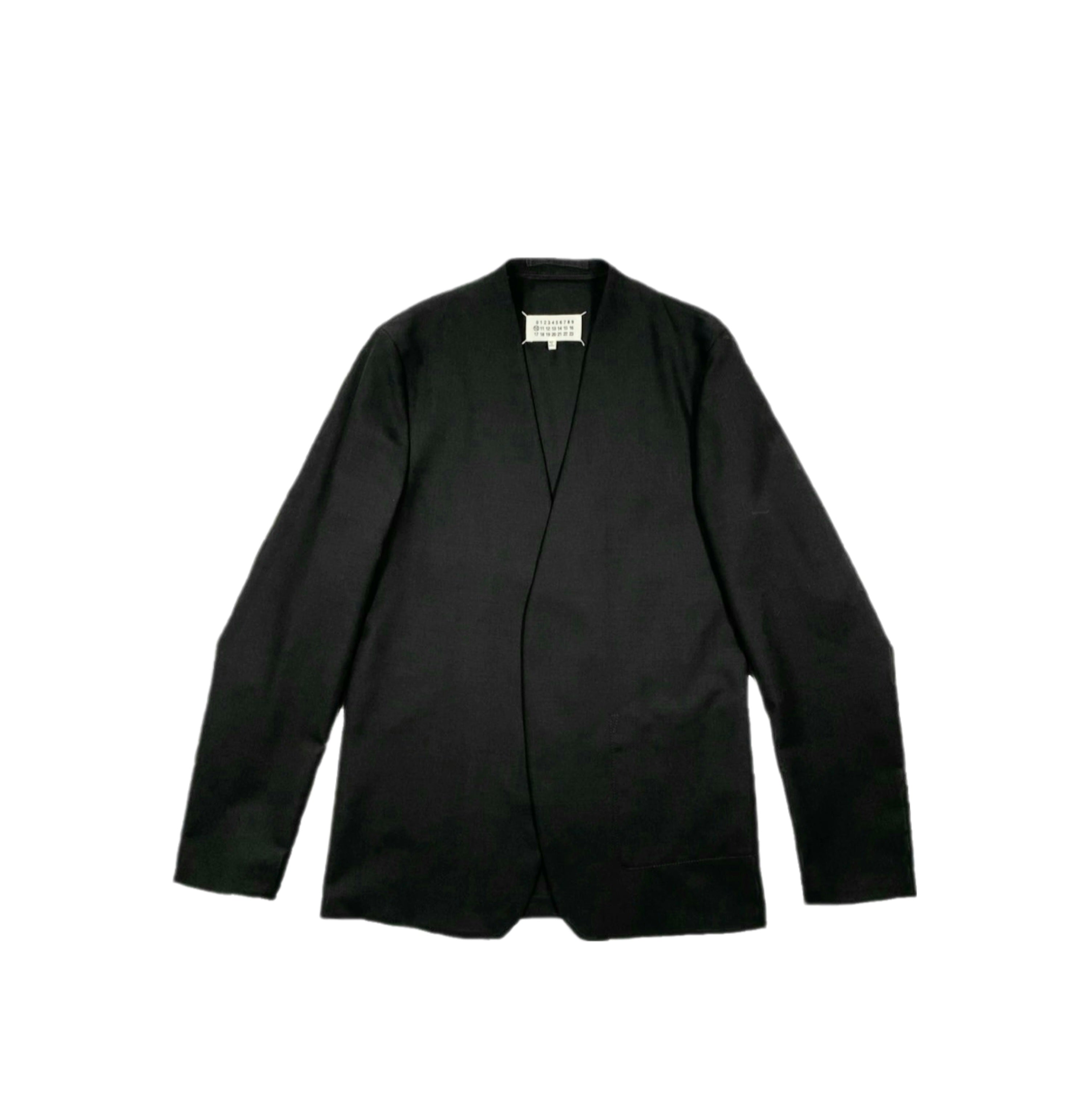 Maison Margiela-ICONS COLLARLESS JACKET-NOWALL