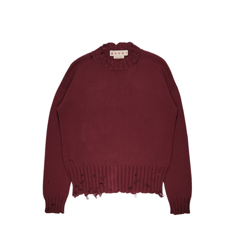 MARNI-＜GENDERLESS＞COTTON CREW NECK KNIT SWEATER-NOWALL