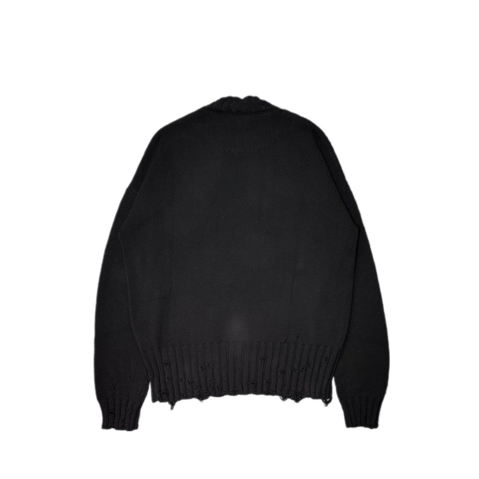 MARNI-COTTON CREW NECK KNIT SWEATER-NOWALL