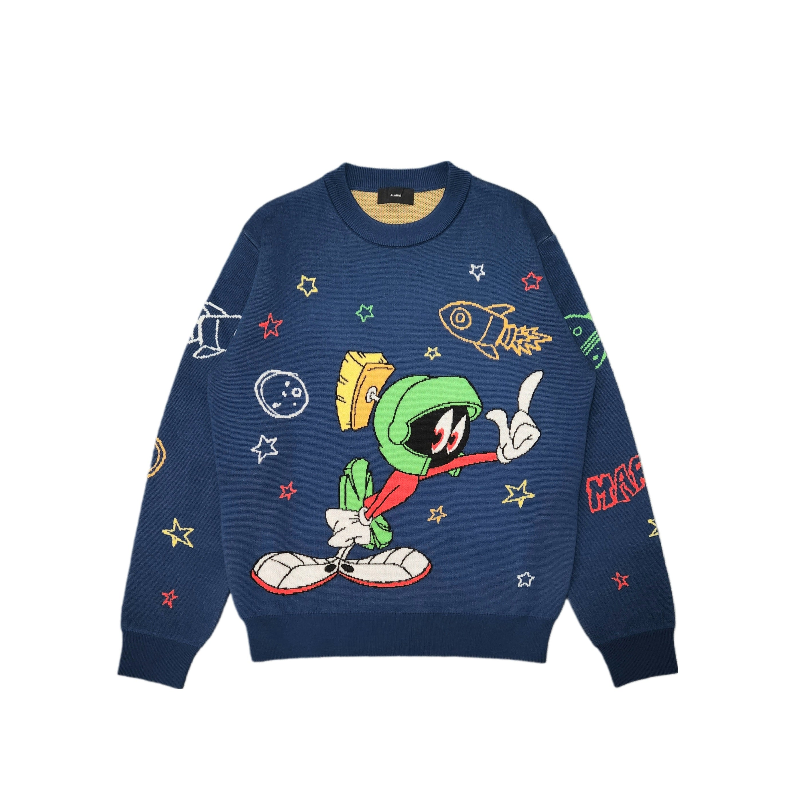 ALANUI-＜GENDERLESS＞MARVIN THE MARTIAN SWEATER-NOWALL