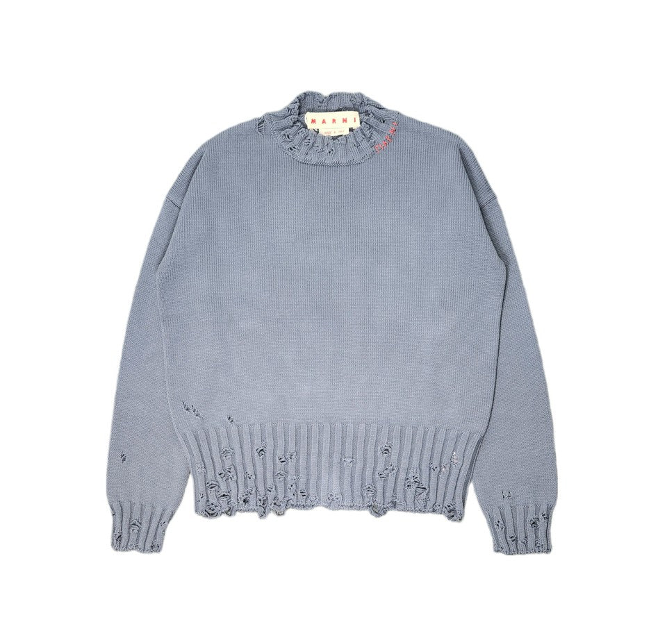 MARNI-＜GENDERLESS＞COTTON CREW NECK KNIT SWEATER-NOWALL