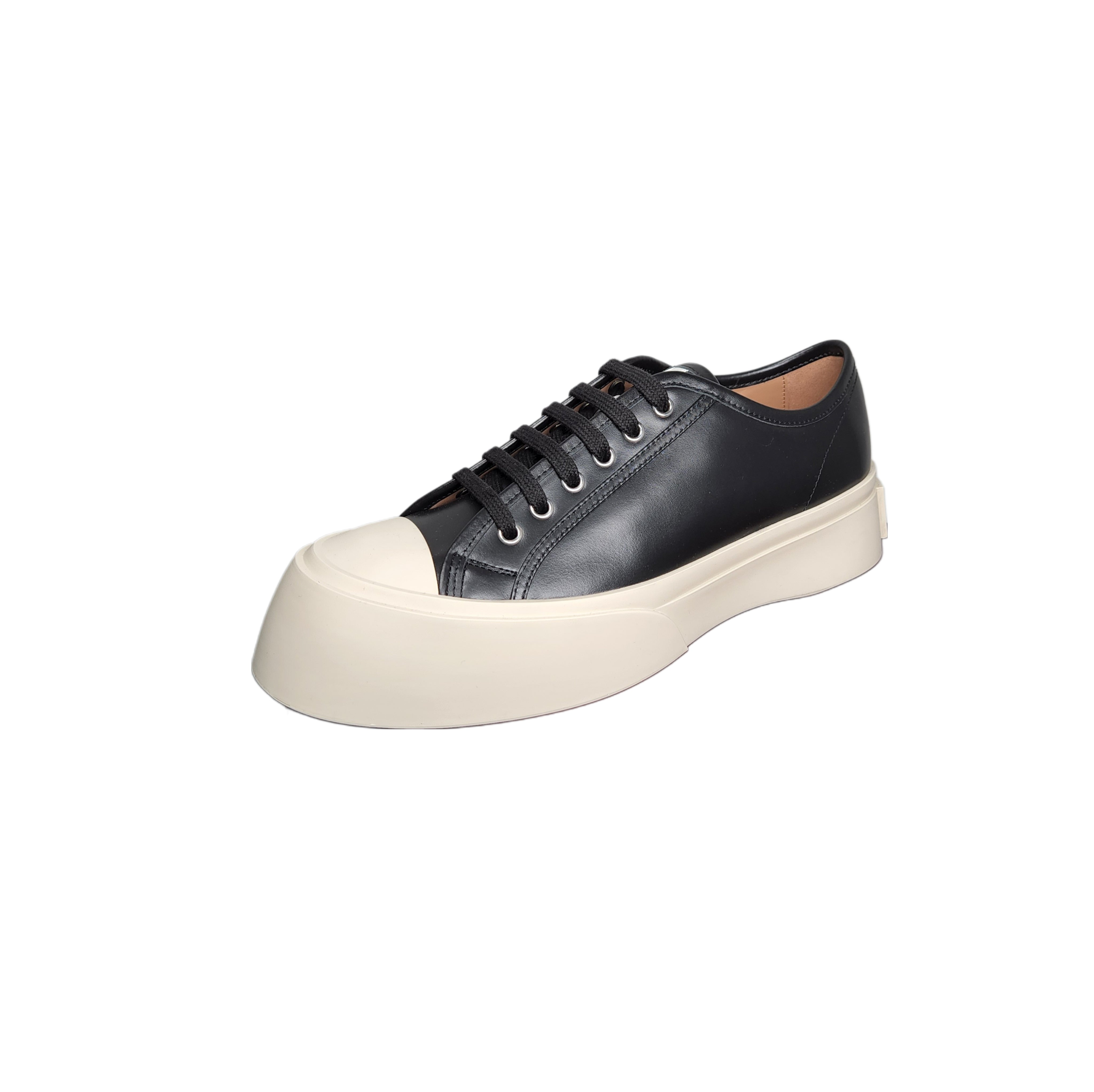 MARNI-BLACK NAPPA LEATHER PABLO SNEAKER-NOWALL