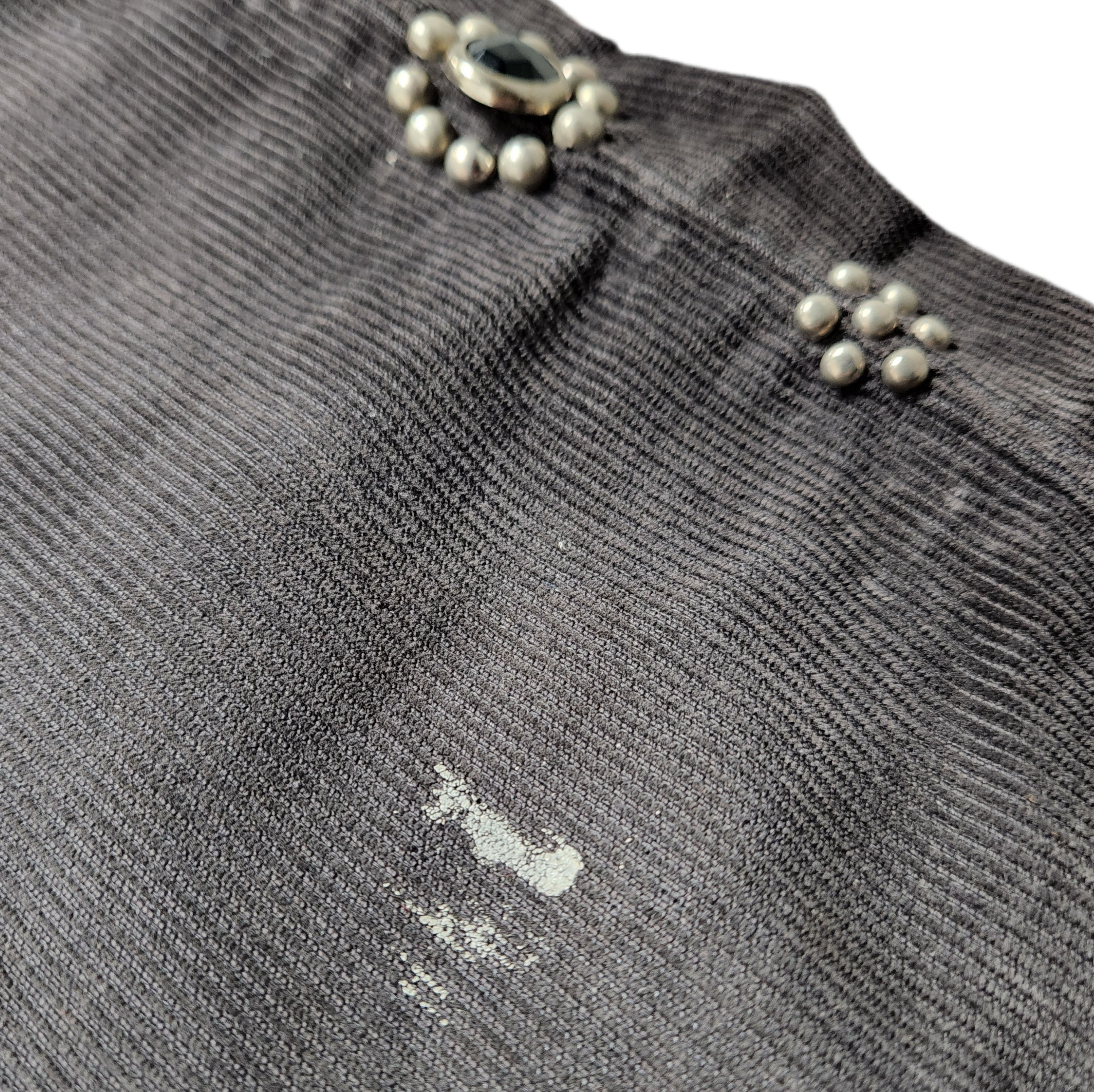 DENIM DOCTORS-STUDDED CORDUROY PANTS-NOWALL