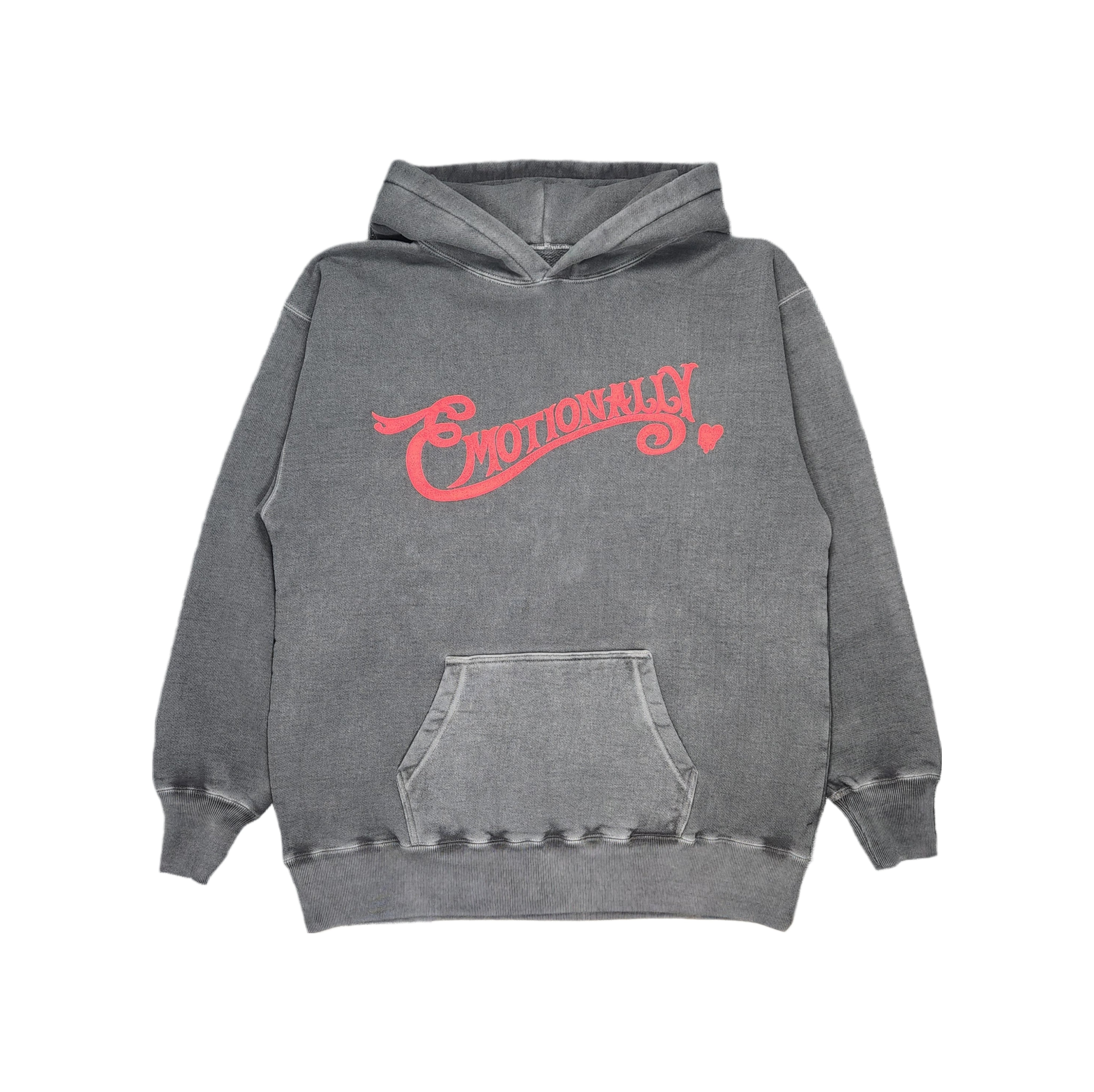 EMOTIONALLY UNAVAILABLE-＜GENDERLESS＞SCRIPT LOGO HOODIE-NOWALL